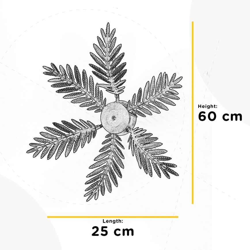 ONLI - Iluminação de teto FELCE 3xE14/6W/230V bronze
