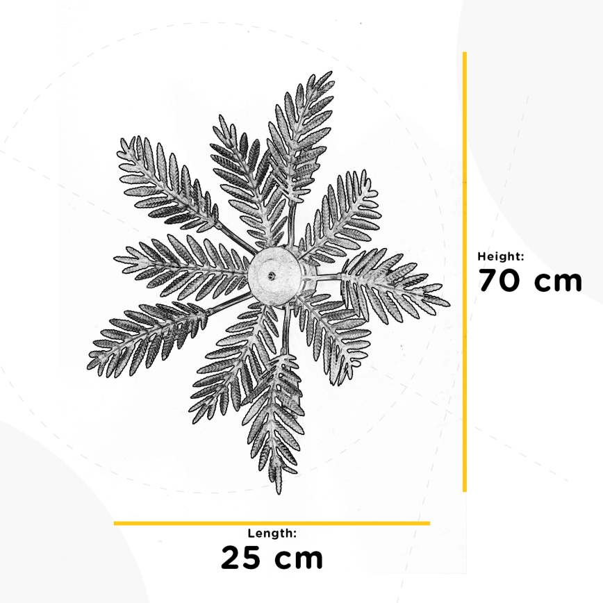 ONLI - Iluminação de teto FELCE 5xE14/6W/230V bronze