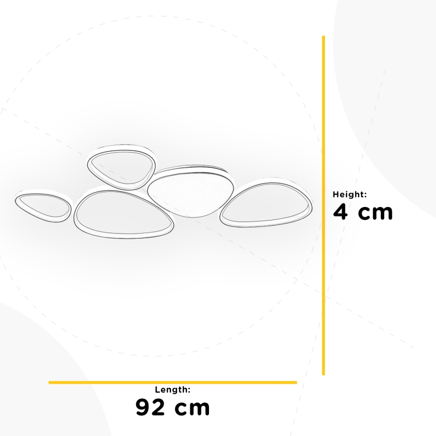 ONLI - Iluminação de teto LED ROMEO LED/48W/230V 4000K branco