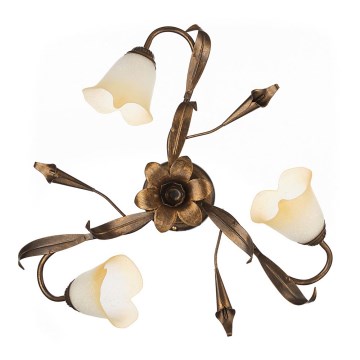 ONLI - Iluminação de teto LUCREZIA 3xE14/6W/230V bronze