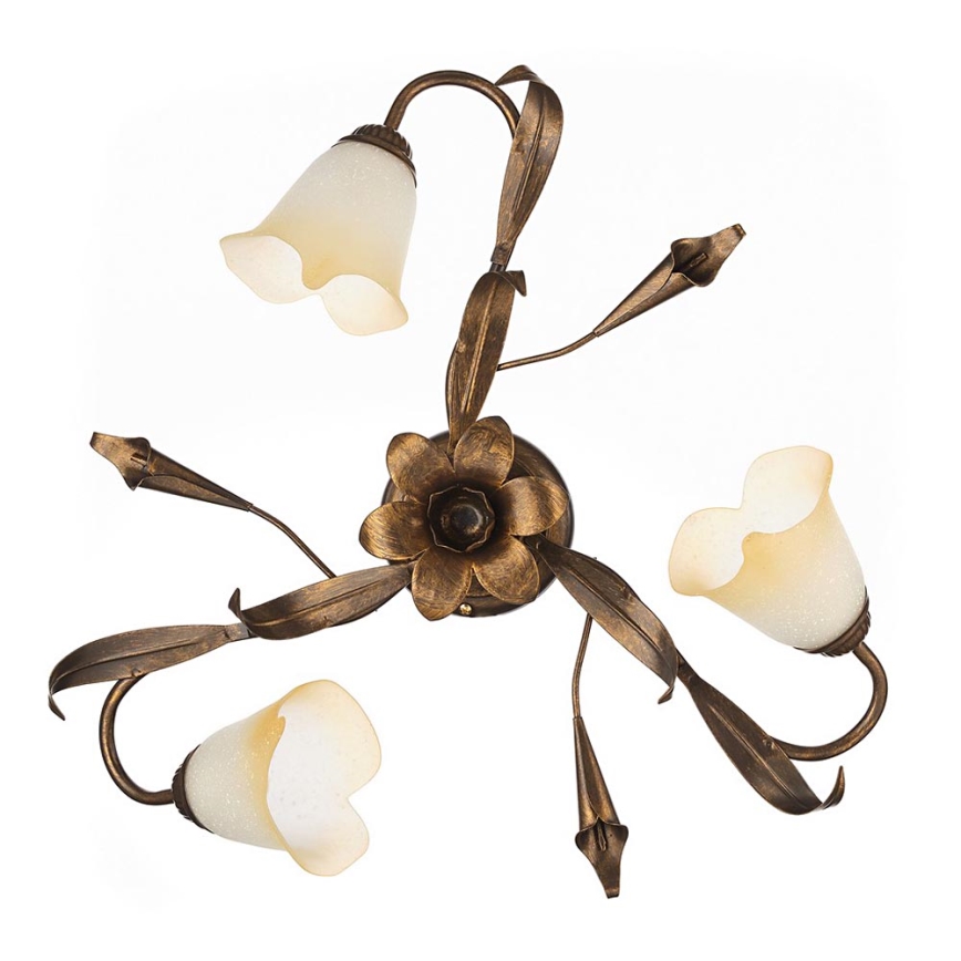 ONLI - Iluminação de teto LUCREZIA 3xE14/6W/230V bronze