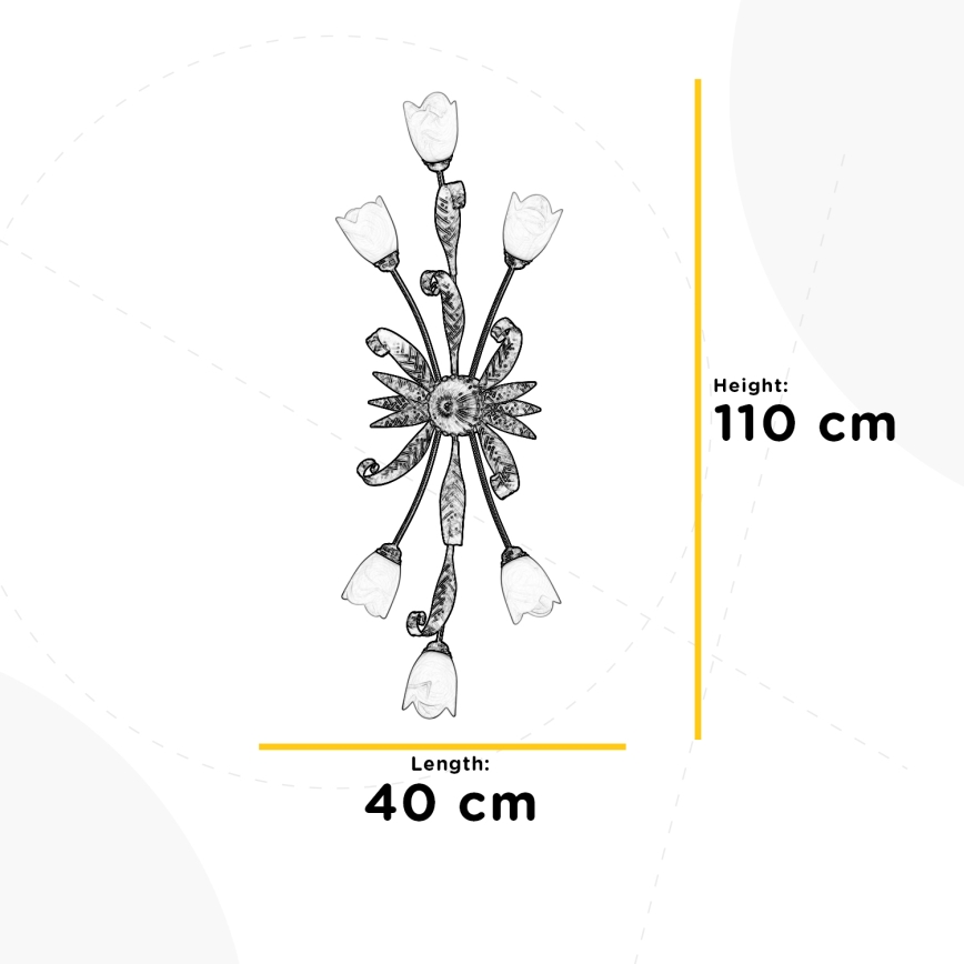 ONLI - Iluminação de teto SONIA 6xE14/6W/230V