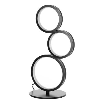 ONLI - LED Candeeiro de mesa RINGS LED/17W/230V 4000K preto