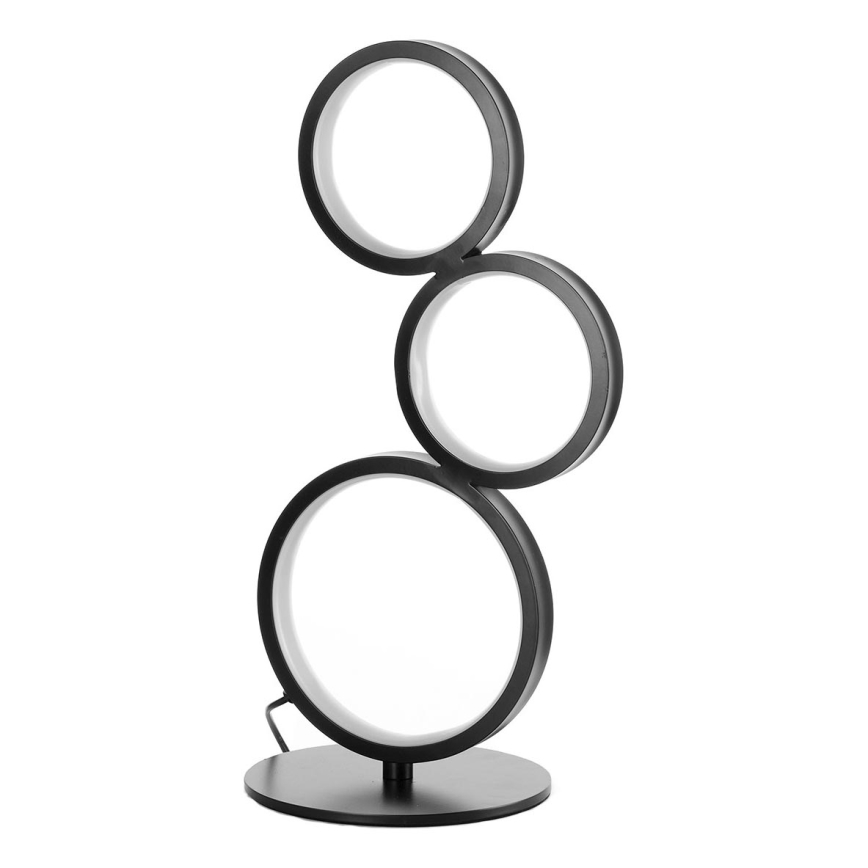 ONLI - LED Candeeiro de mesa RINGS LED/17W/230V 4000K preto