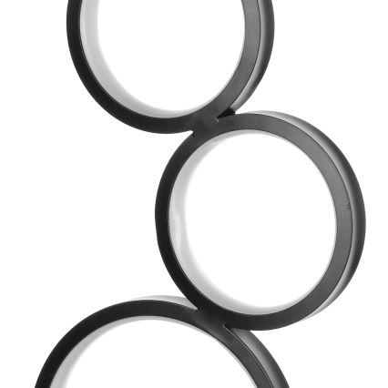ONLI - LED Candeeiro de mesa RINGS LED/17W/230V 4000K preto