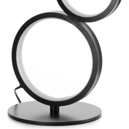 ONLI - LED Candeeiro de mesa RINGS LED/17W/230V 4000K preto