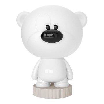 ONLI - LED RGB Candeeiro noturno de criança PUPPIES LED/3W/USB teddy urso 30 cm