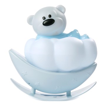 ONLI - Luz noturna infantil LED recarregável NUVOLINA LED/2,5W/5V 300 mAh urso/azul