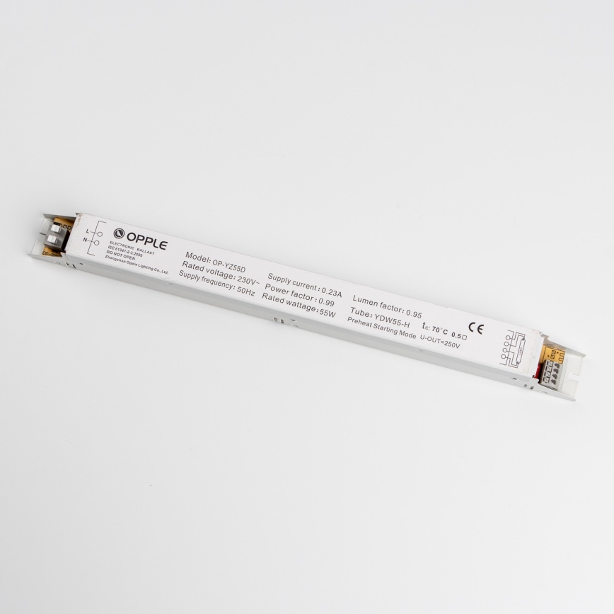 OPPLE 03309 - Balastro elétrico para lâmpada fluorescente PLH V2.0 55W YZ 55D