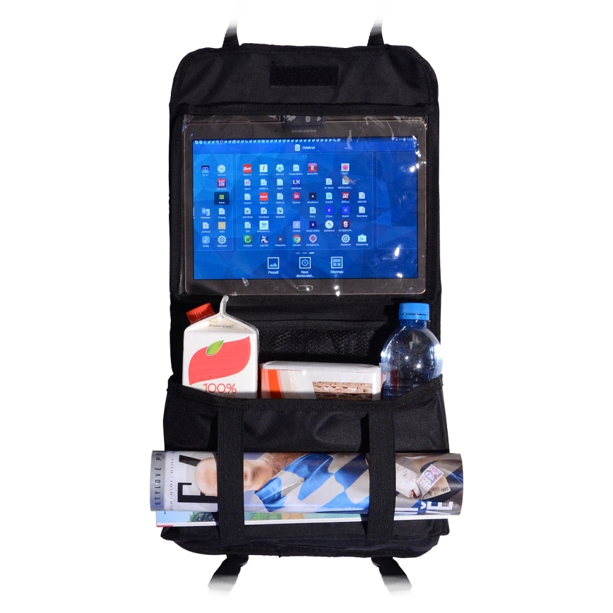 Organizador de carro 53x28 cm preto