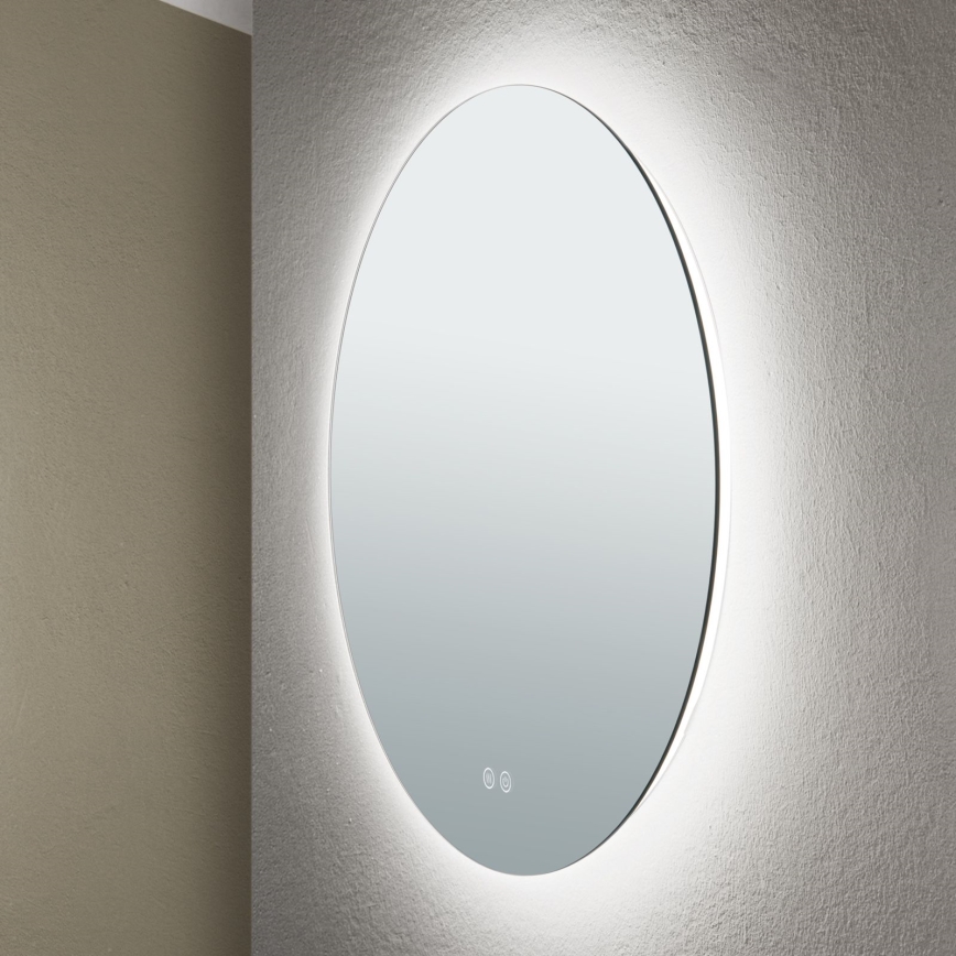 Espelho de parede LED para casa de banho com retroiluminação FOCUS LED/25W/230V 3000/4200/6000K d. 60 cm IP44