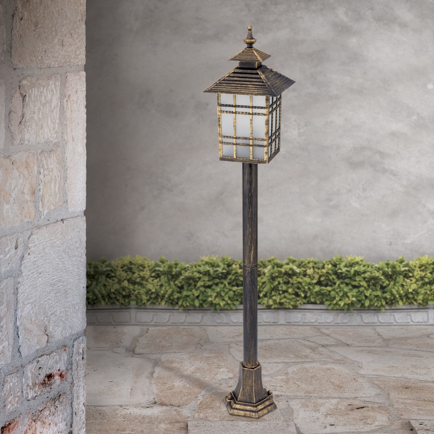 Candeeiro exterior KIKO 1xE27/11W/230V IP44 bronze/pátina
