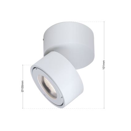 Foco LED para casa de banho com regulação HARVEY LED/15W/230V IP65 branco