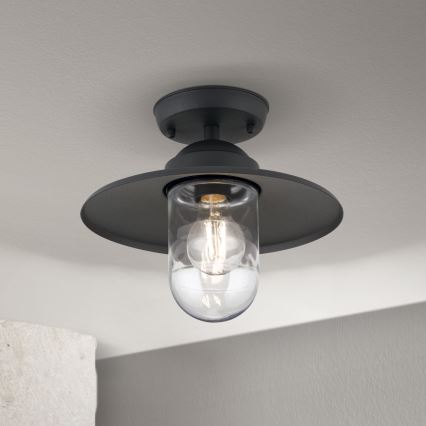 Candelabro fixo exterior EDWARD 1xE27/60W/230V IP44 preto