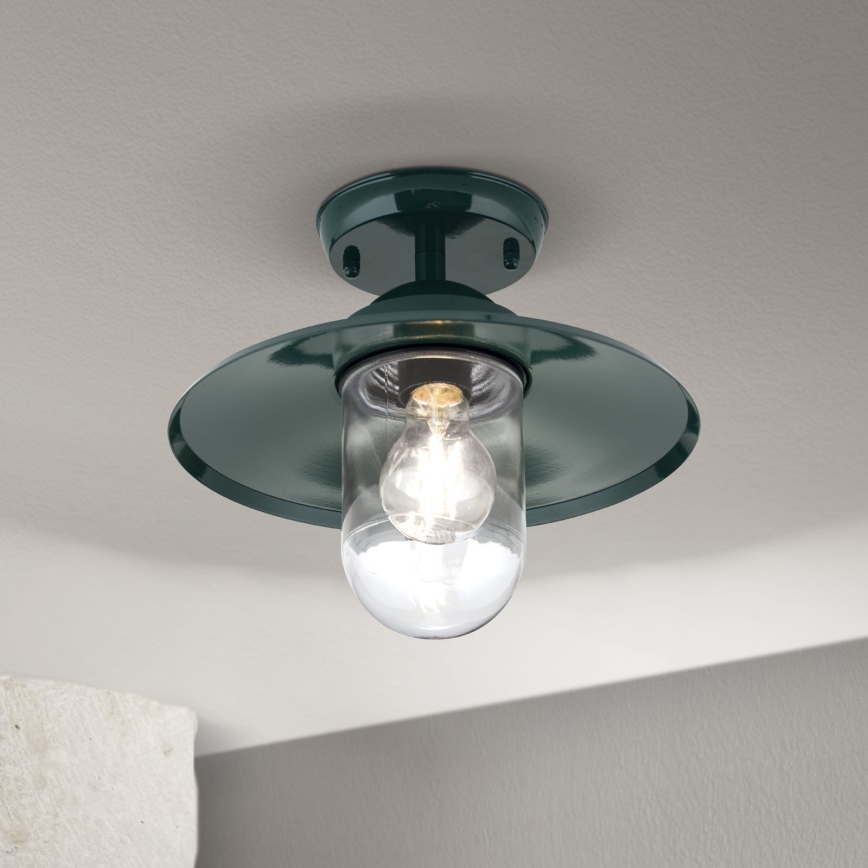 Candelabro fixo exterior EDWARD 1xE27/60W/230V IP44 verde