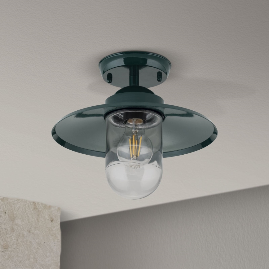 Candelabro fixo exterior EDWARD 1xE27/60W/230V IP44 verde