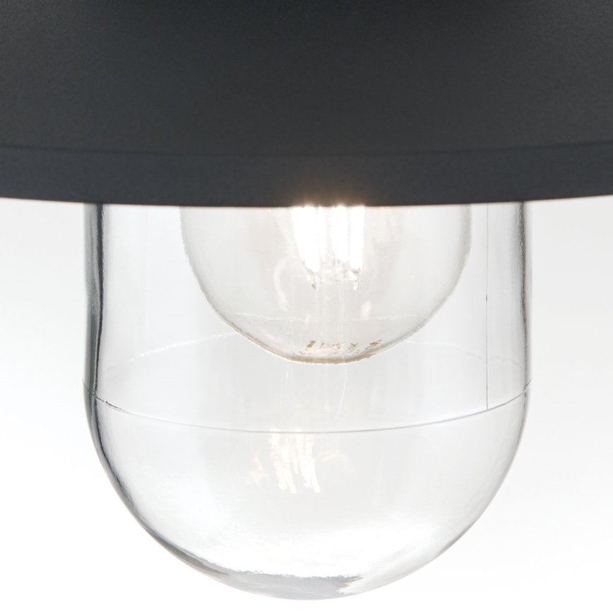 Iluminação suspensa exterior EDWARD 1xE27/60W/230V IP44 preto