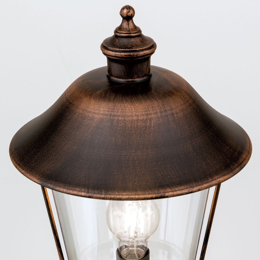 Candeeiro exterior KENZO 1xE27/100W/230V IP44 bronze/pátina