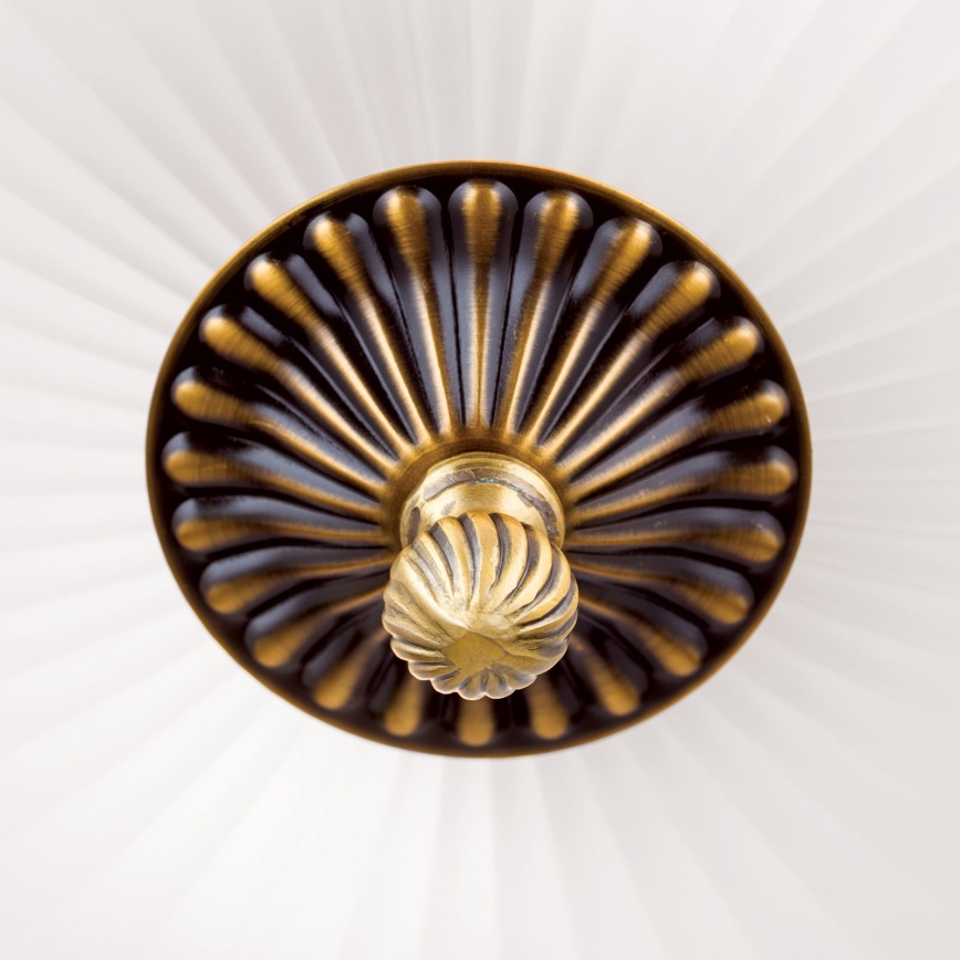 Iluminação de teto ROCCA 2xE27/60W/230V diâmetro 31 cm bronze/branco