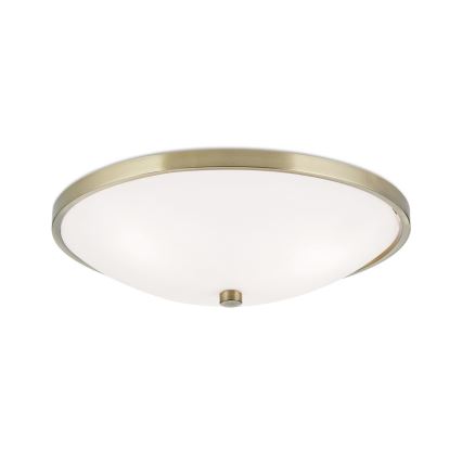Iluminação de teto AIDA 3xE27/60W/230V diâmetro 40 cm latão