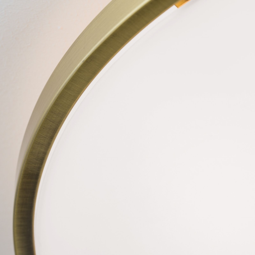 Iluminação de teto AIDA 3xE27/60W/230V diâmetro 40 cm latão