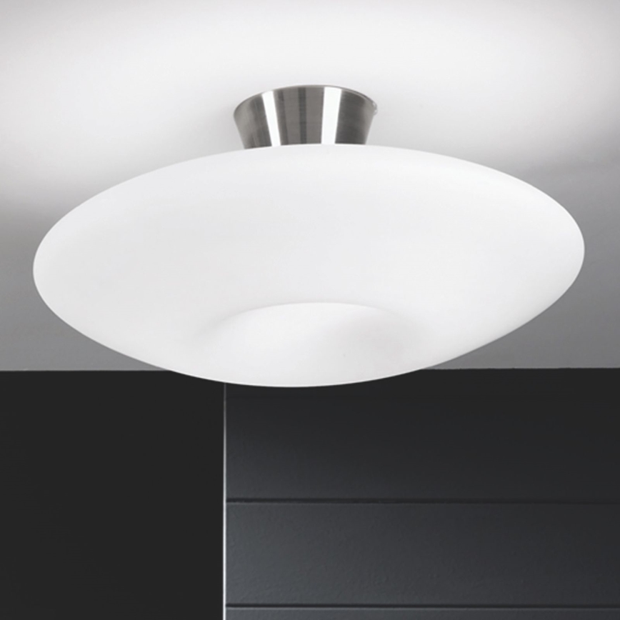 Iluminação de teto BLANC 2xE27/60W/230V diâmetro 49 cm cromado mate