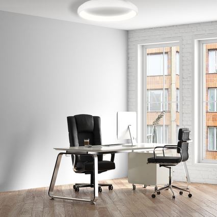 Luminária de teto LED dimmerizável VENUS LED/50W/230V diâmetro 61 cm branco