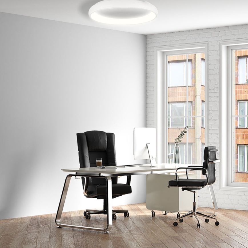 Luminária de teto LED dimmerizável VENUS LED/50W/230V diâmetro 61 cm branco