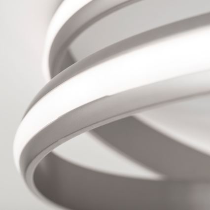 Luminária de teto LED regulável CIRCUS LED/30W/230V prata