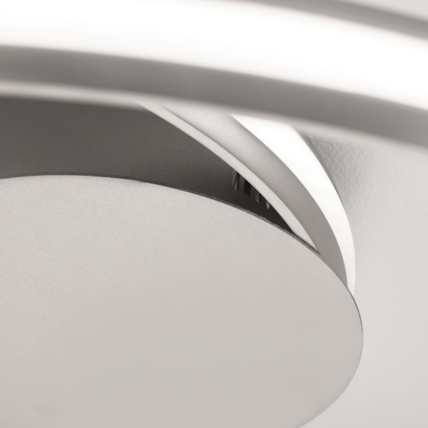 Luminária de teto LED regulável CIRCUS LED/30W/230V prata