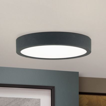 Iluminação de teto LED BULLY LED/12W/230V diâmetro 14 cm preto