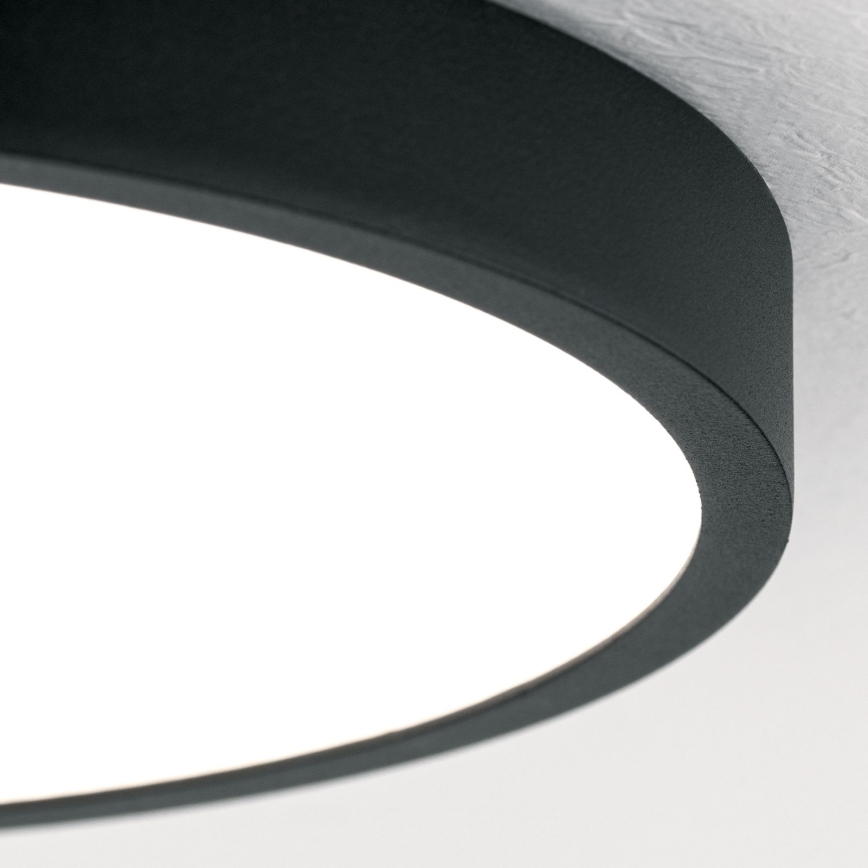 Iluminação de teto LED BULLY LED/24W/230V diâmetro 24 cm preto