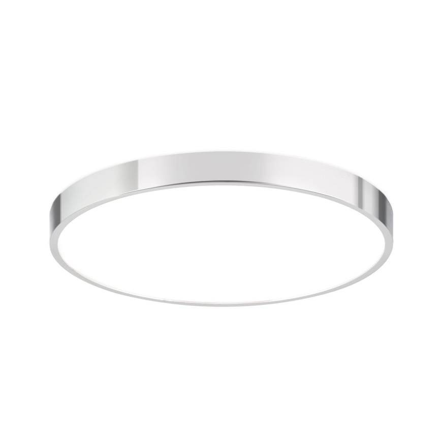 Iluminação de teto LED BULLY LED/28W/230V diâmetro 28 cm cromado brilhante