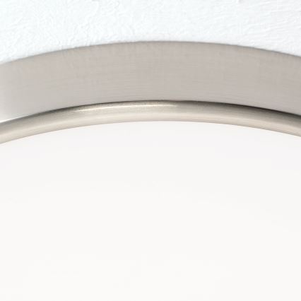 Iluminação de teto LED BULLY LED/28W/230V diâmetro 28 cm cromado mate