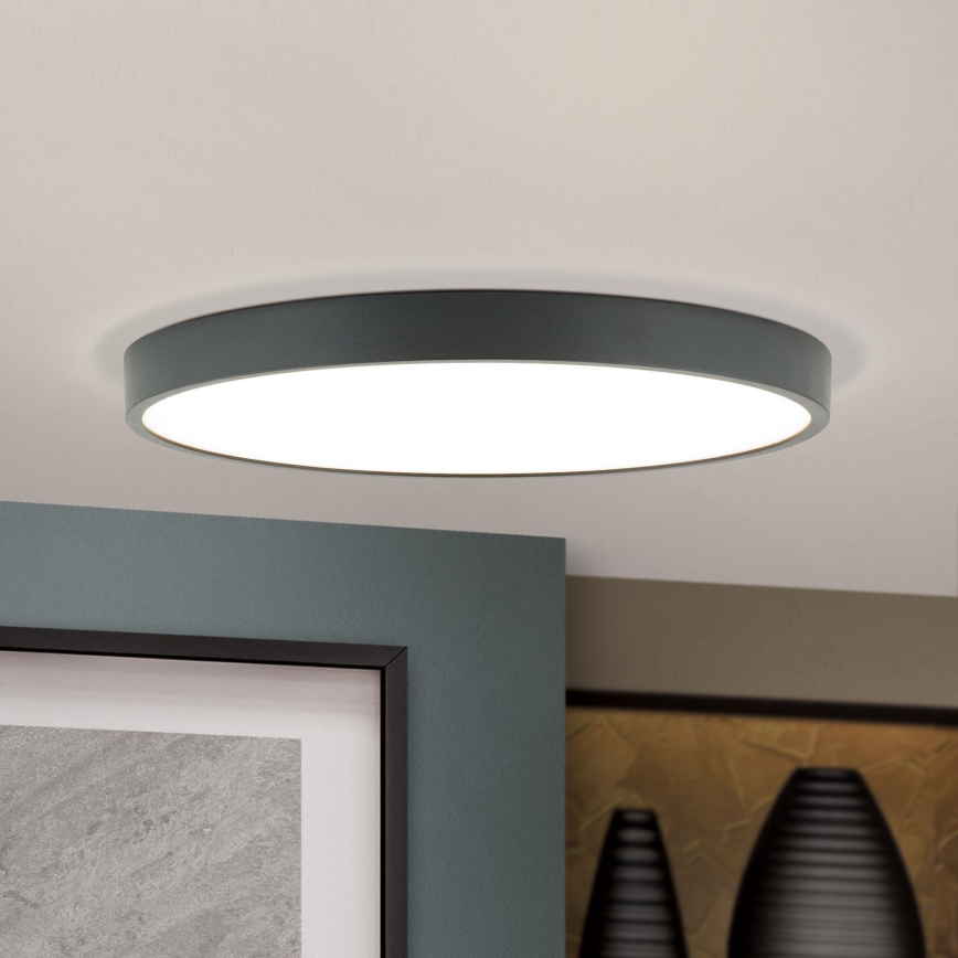 Iluminação de teto LED BULLY LED/28W/230V diâmetro 28 cm preto