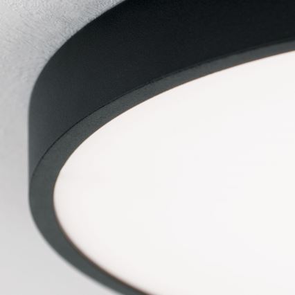 Iluminação de teto LED BULLY LED/28W/230V diâmetro 28 cm preto