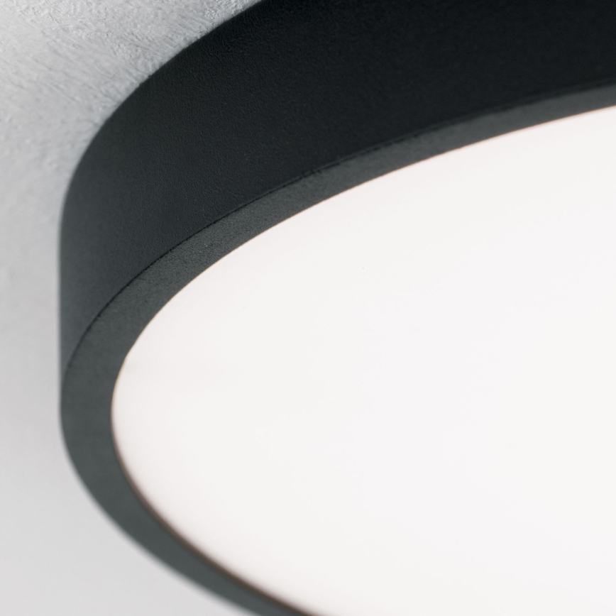Iluminação de teto LED BULLY LED/28W/230V diâmetro 28 cm preto