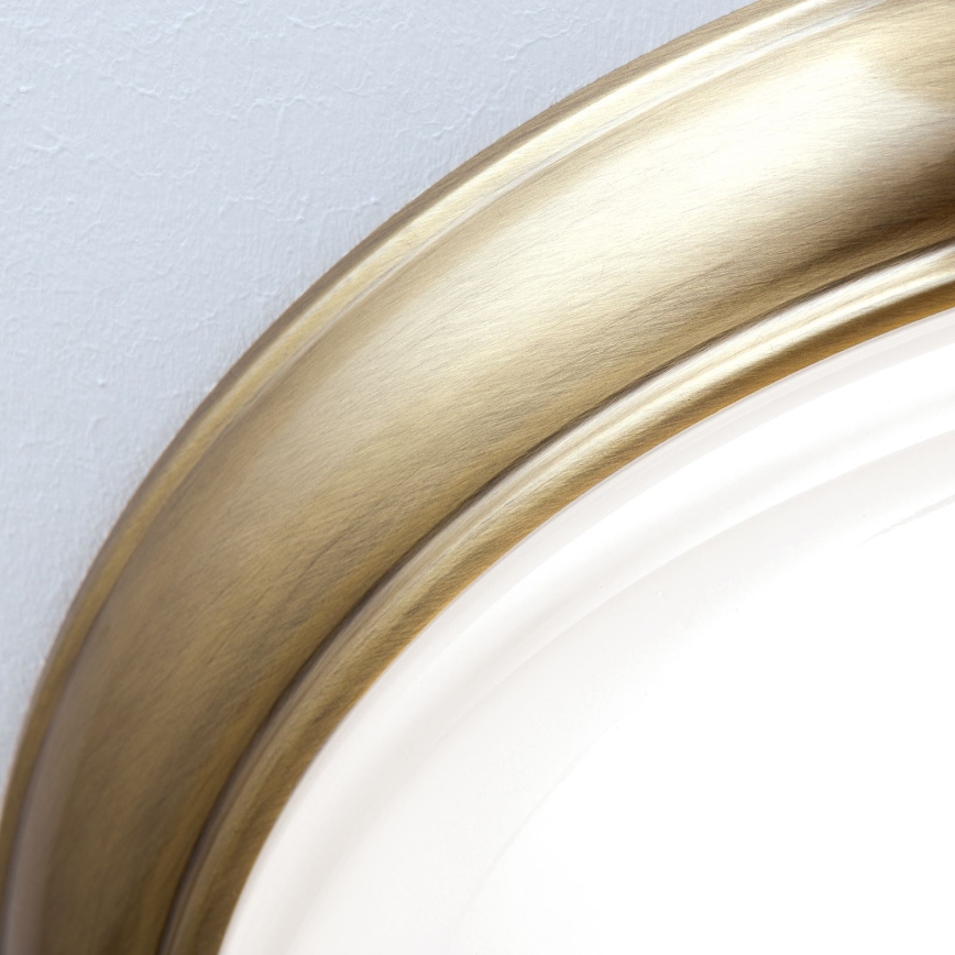 Iluminação de teto AUSTRIAN OLD LAMP 3xE27/60W/230V diâmetro 50 cm bronze/branco