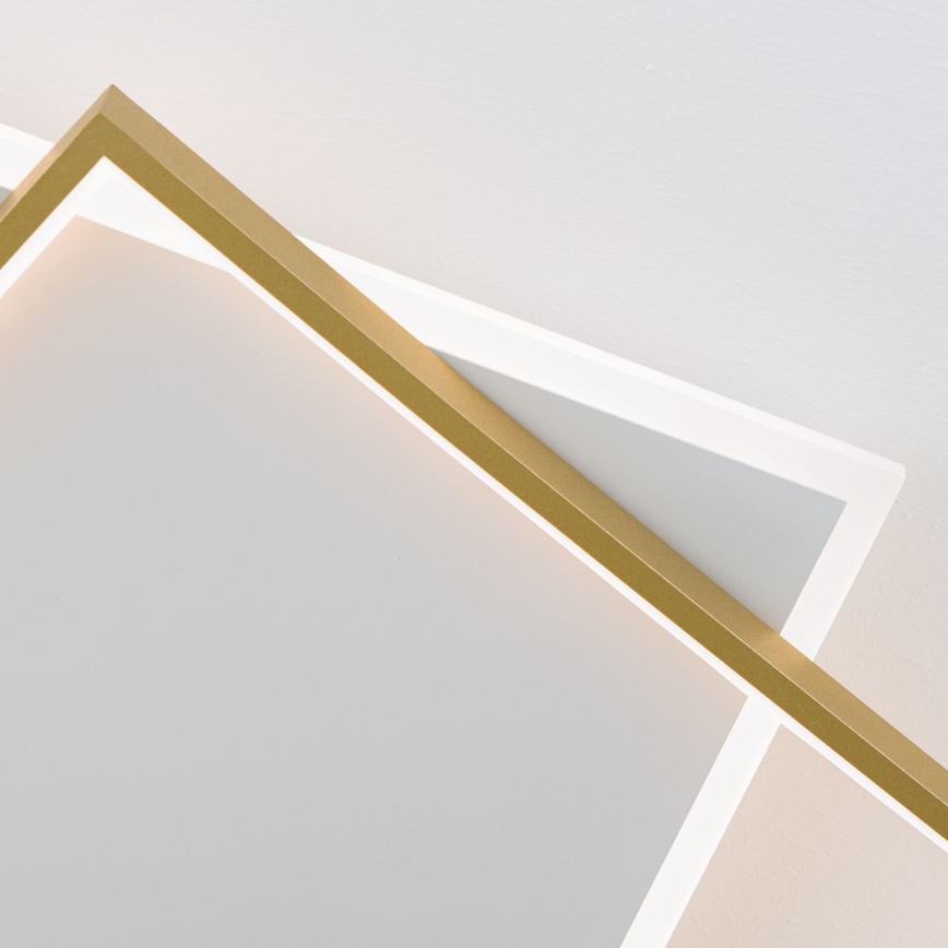 Luminária de teto LED dimmerizável EMANUEL LED/50W/230V branco/dourado