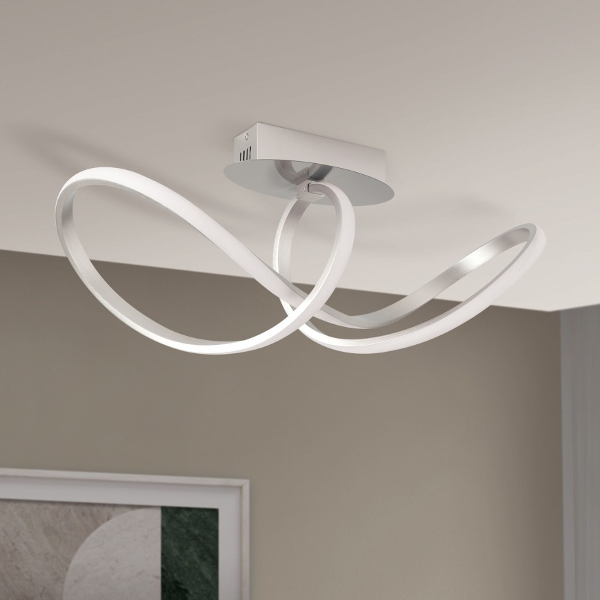 Candeeiro integrado LED com regulação CIRCUS LED/30W/230V cromado mate