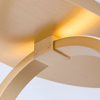 Candeeiro integrado LED com regulação CIRCUS LED/30W/230V dourado