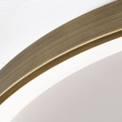 Iluminação de teto LED CHARLIE LED/72W/230V diâmetro 80 cm dourado
