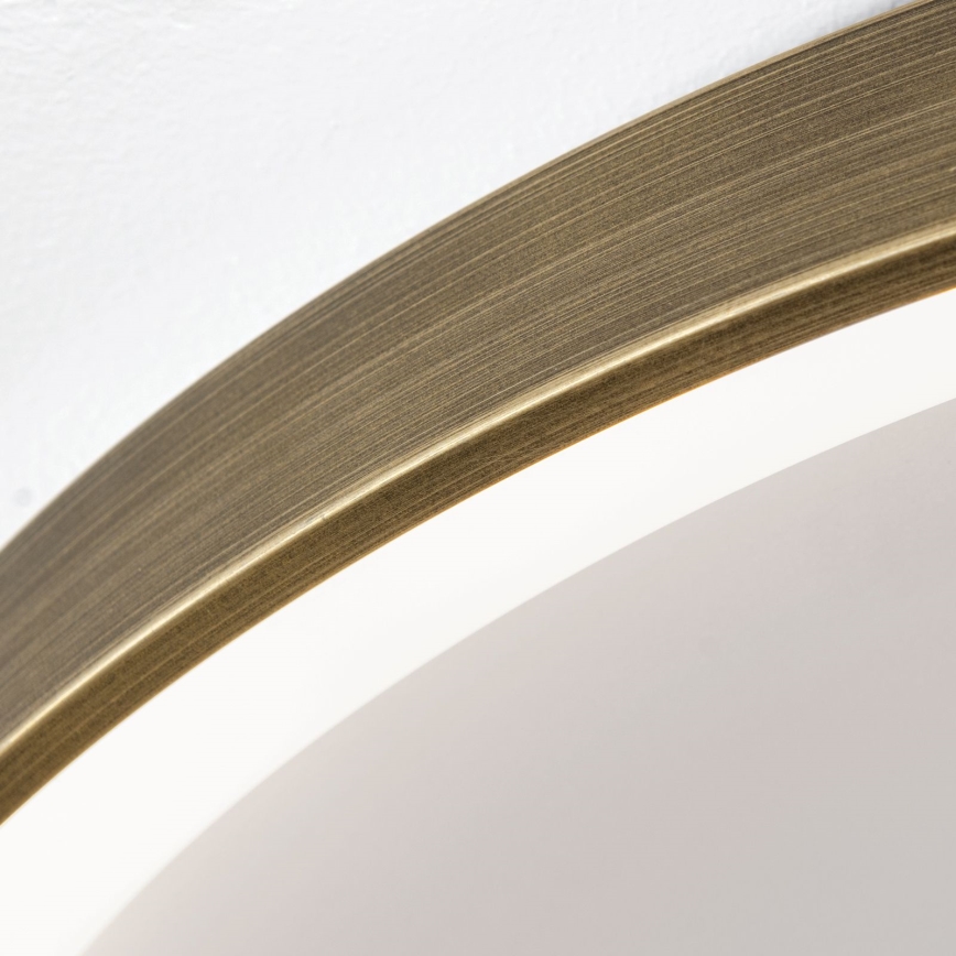 Iluminação de teto LED CHARLIE LED/72W/230V diâmetro 80 cm dourado