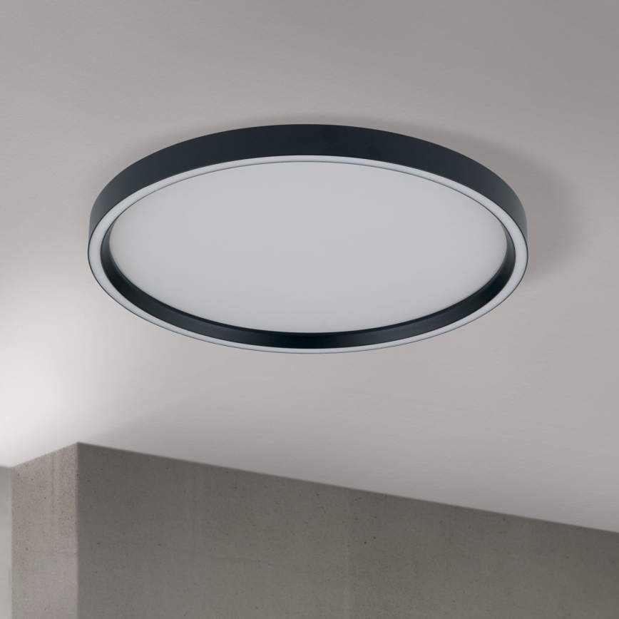 Iluminação de teto LED com regulação MASCA LED/36W/230V 2700/3350/4000K diâmetro 40 cm preto