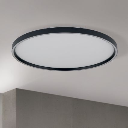 Iluminação de teto LED com regulação MASCA LED/47W/230V 2700/3350/4000K diâmetro 60 cm preto
