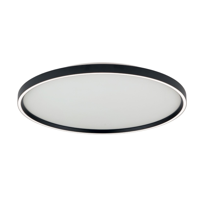 Luminária de teto LED dimmerizável MASCA LED/47W/230V 2700/3350/4000K diâmetro 60 cm preta
