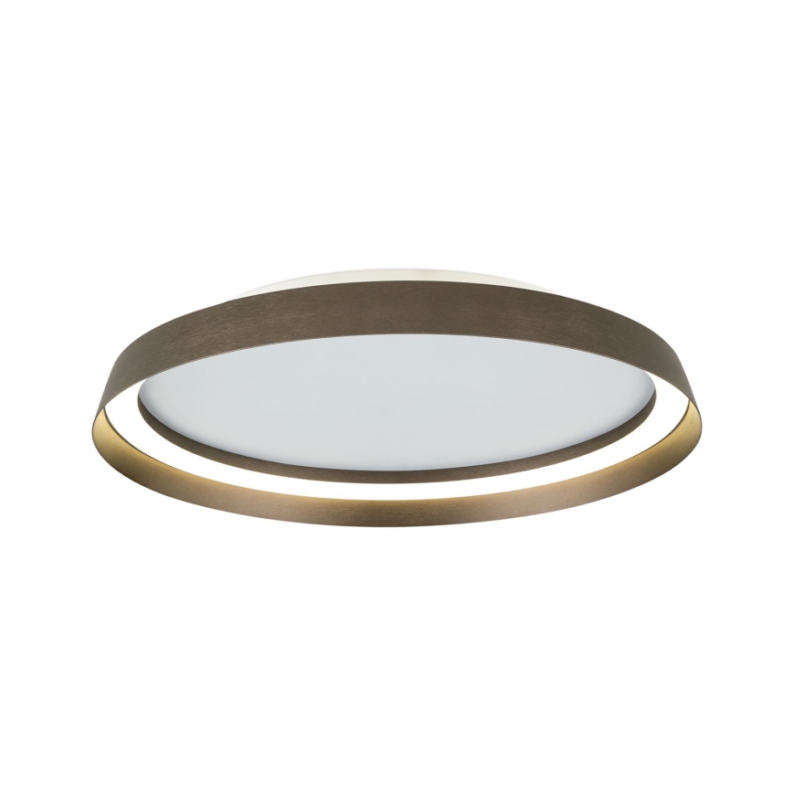 Iluminação de teto LED com regulação MANTA LED/38W/230V 2700/3000/4000K diâmetro 45 cm castanho