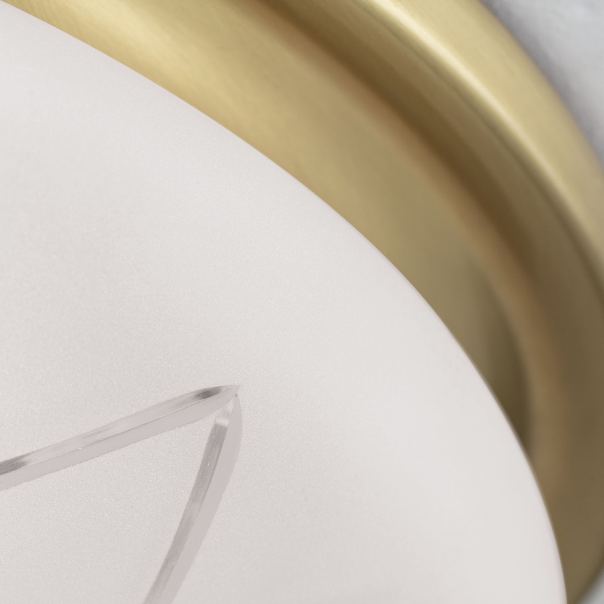 Iluminação de teto PORTO 2xE27/40W/230V diâmetro 37 cm dourado