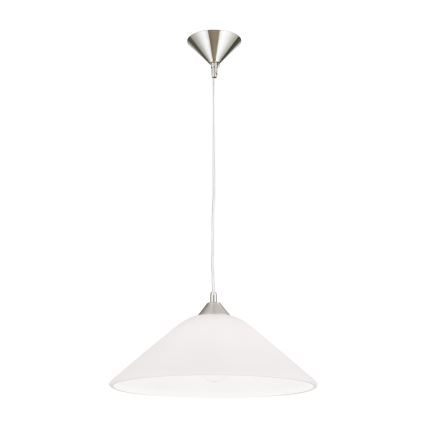 Candeeiro suspenso GRADO 1xE27/60W/230V diâmetro 40 cm cromado mate