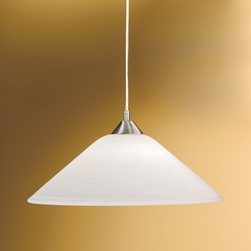 Candeeiro suspenso GRADO 1xE27/60W/230V diâmetro 40 cm cromado mate